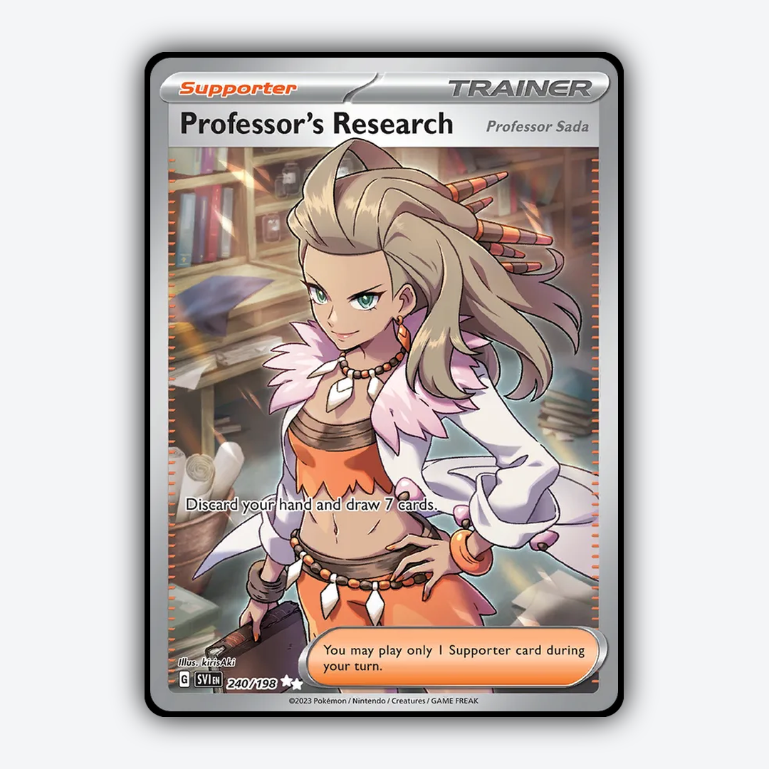 Professor's Research (Professor Sada) 240/198 - Scarlet & Violet Set - Card Rug