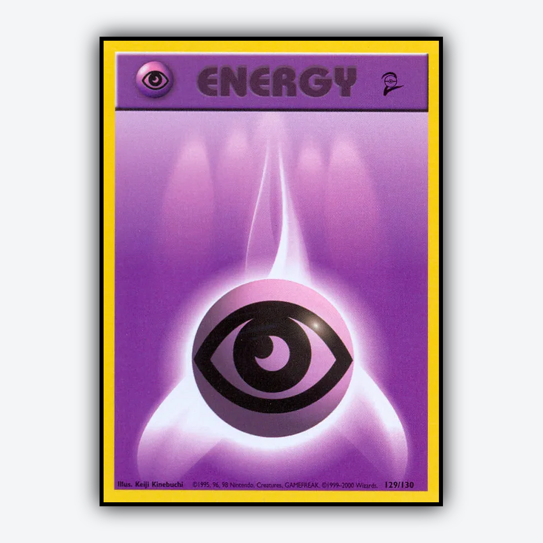 Psychic Energy 129/130 - Base Set 2 Set - Card Rug