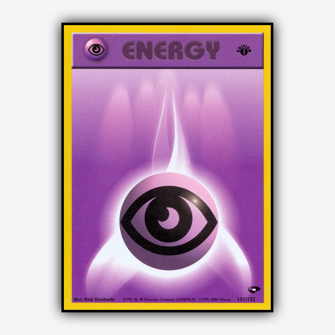 Psychic Energy 131/132 - Gym Challenge Set - Card Rug