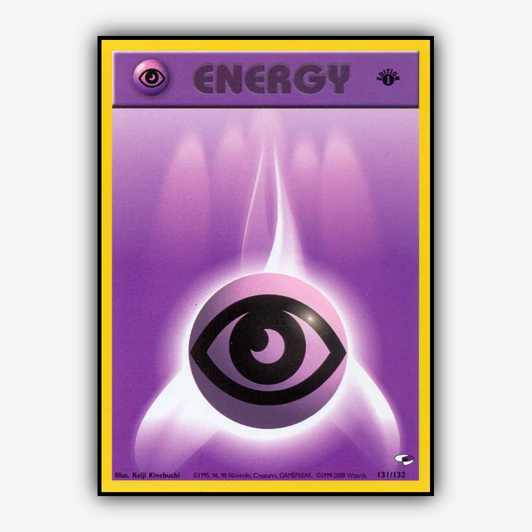 Psychic Energy 131/132 - Gym Heroes Set - Card Rug