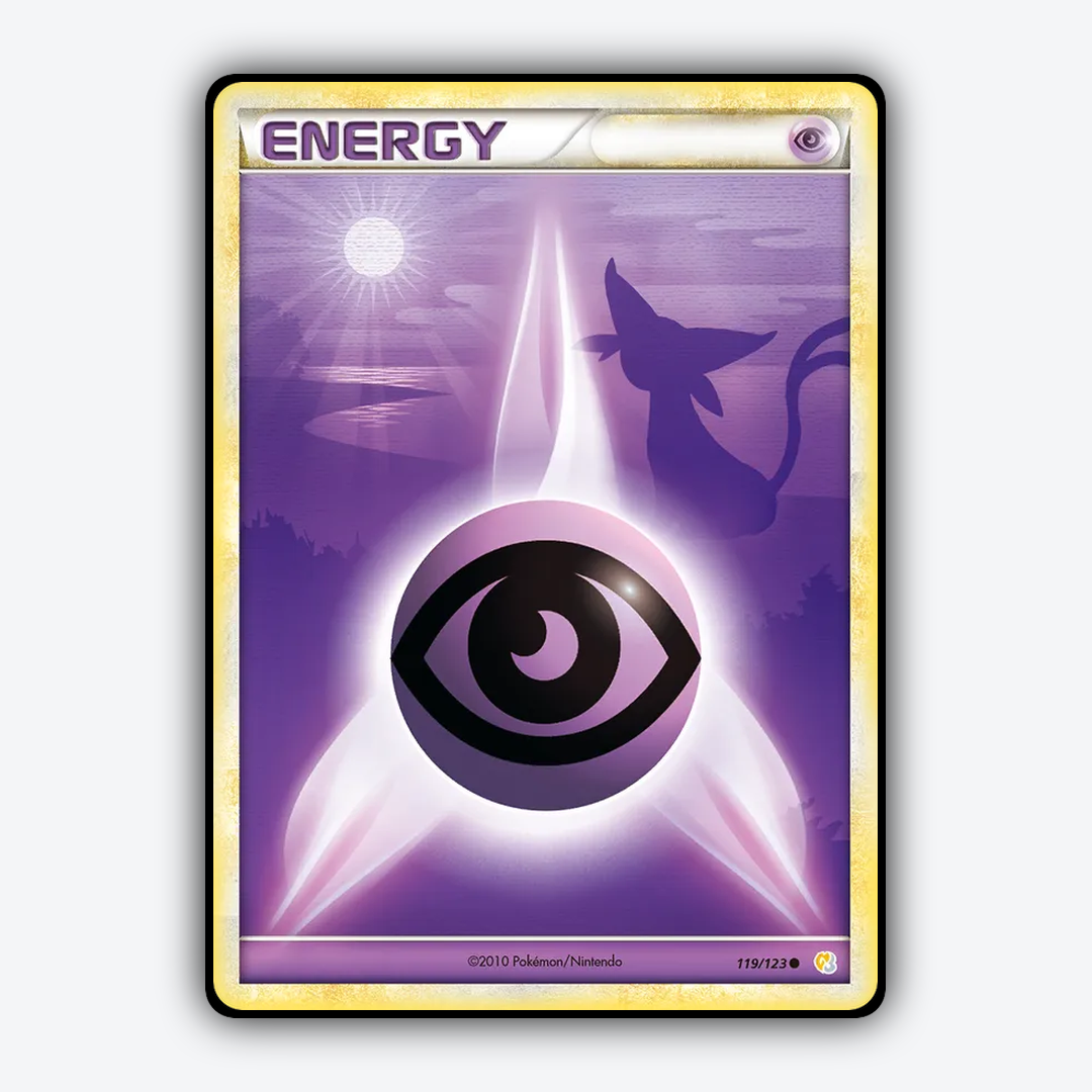 Psychic Energy 119/123 - HeartGold & SoulSilver Set - Card Rug