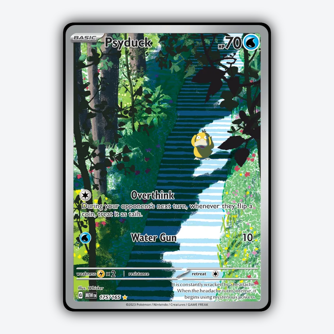 Psyduck #175 - 151 Set - Card Rug