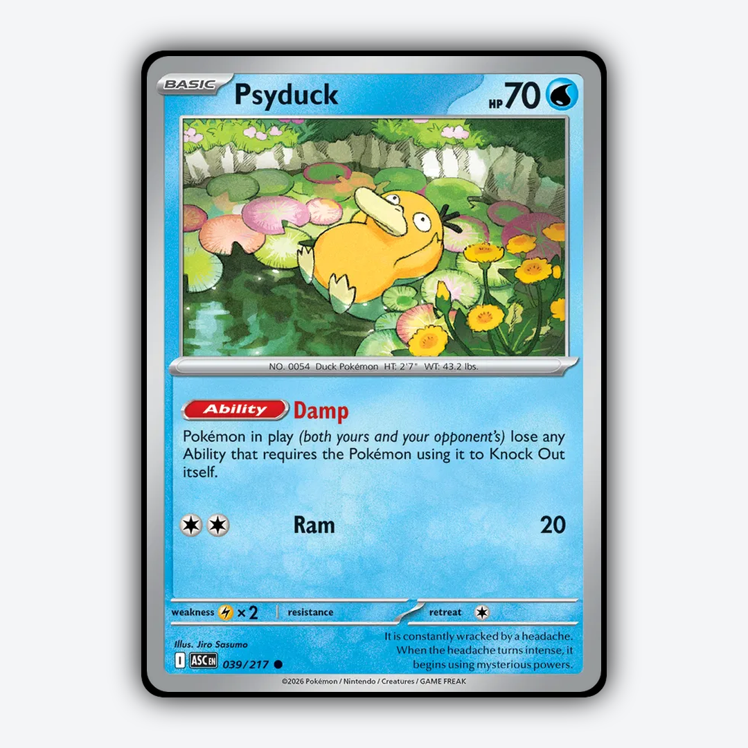 Psyduck 039/217 - Ascended Heroes Set - Card Rug