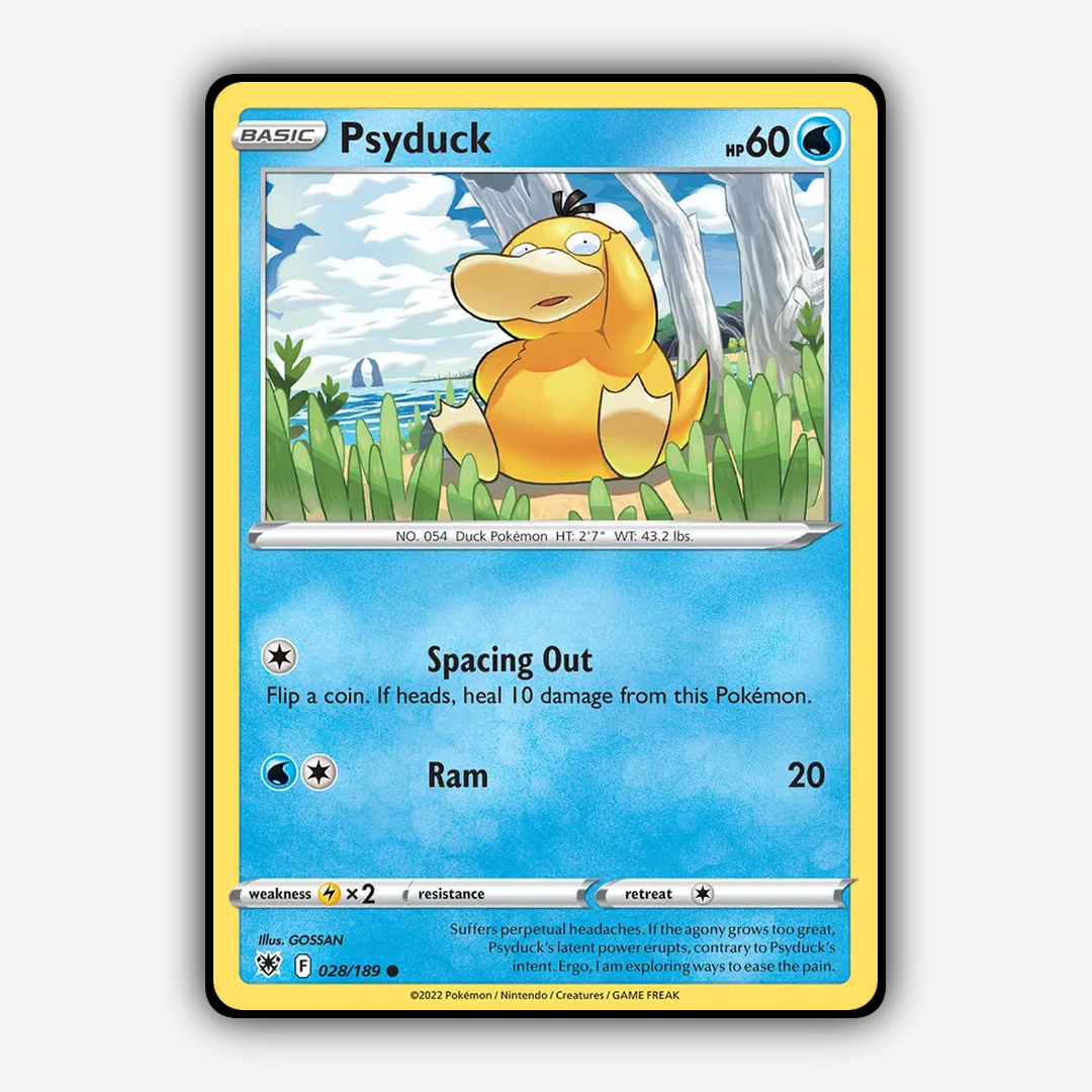 Psyduck 028/189 - Astral Radiance Set - Card Rug