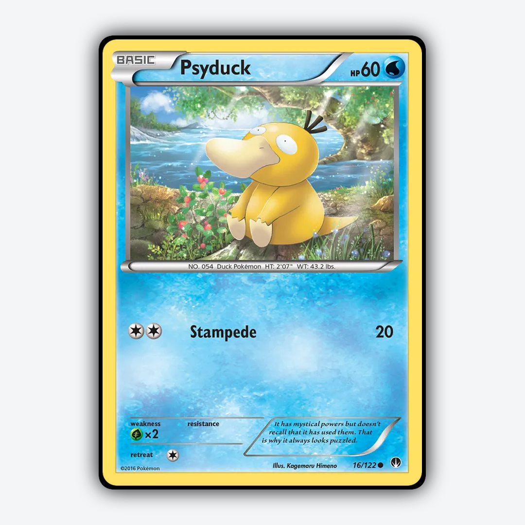 Psyduck 016/122 - BREAKpoint Set - Card Rug