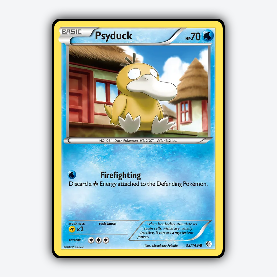 Psyduck 033/149 - Boundaries Crossed Set - Card Rug