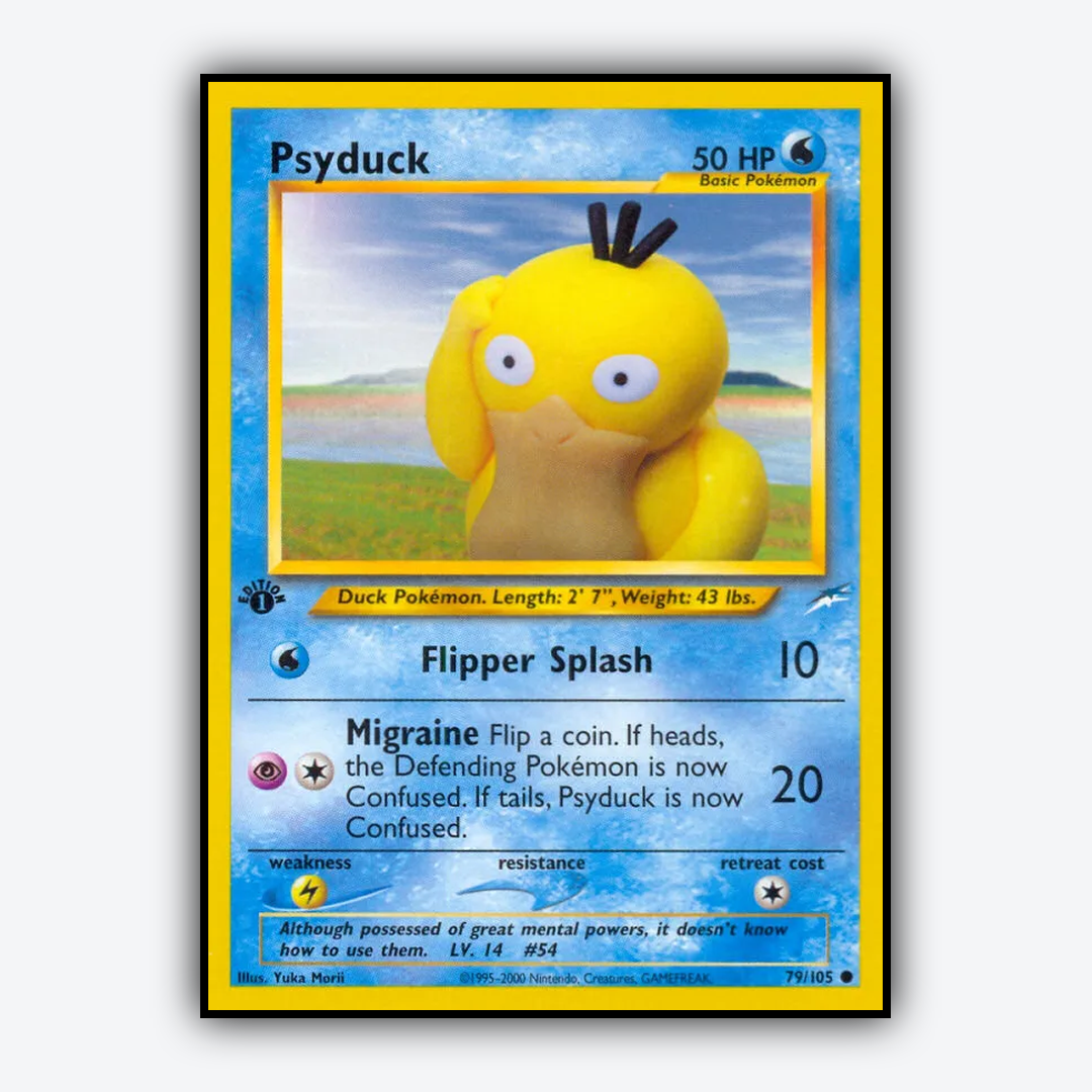 Psyduck 079/105 - Neo Destiny Set - Card Rug