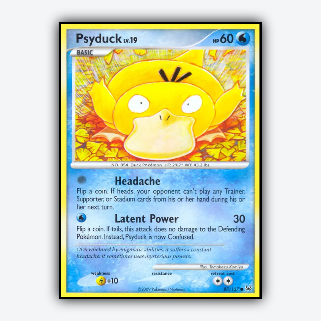 Psyduck 087/127 - Platinum Set - Card Rug