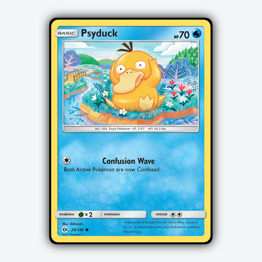 Psyduck 028/149 - Sun & Moon Set - Card Rug