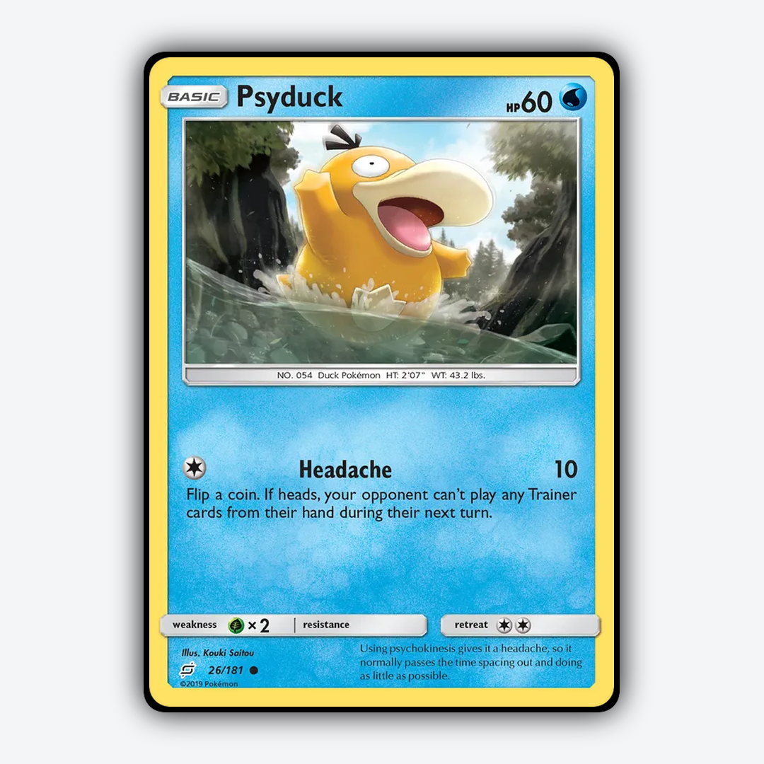 Psyduck 026/181 - Team Up Set - Card Rug
