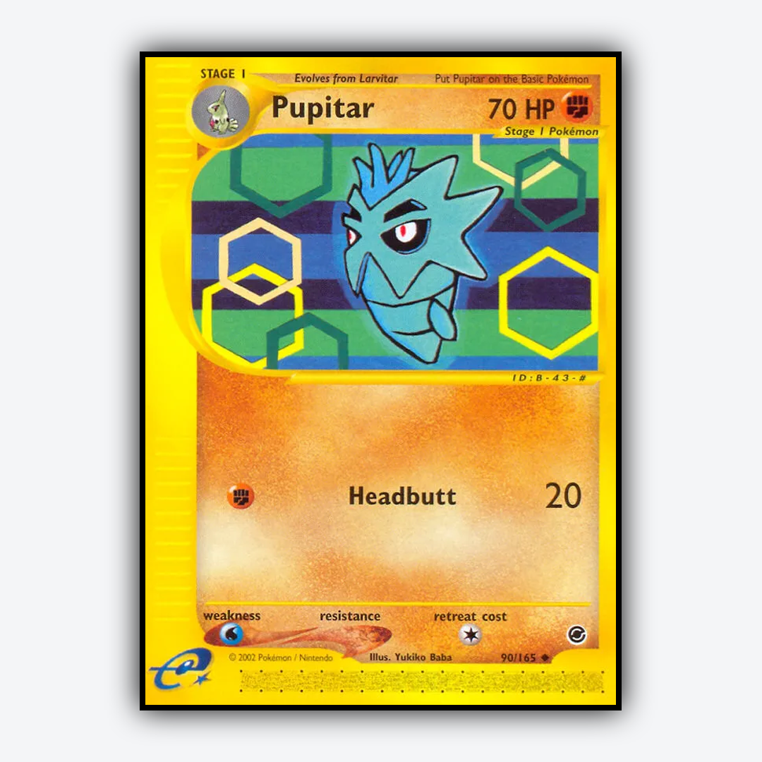 Pupitar 090/165 - Expedition Base Set - Card Rug