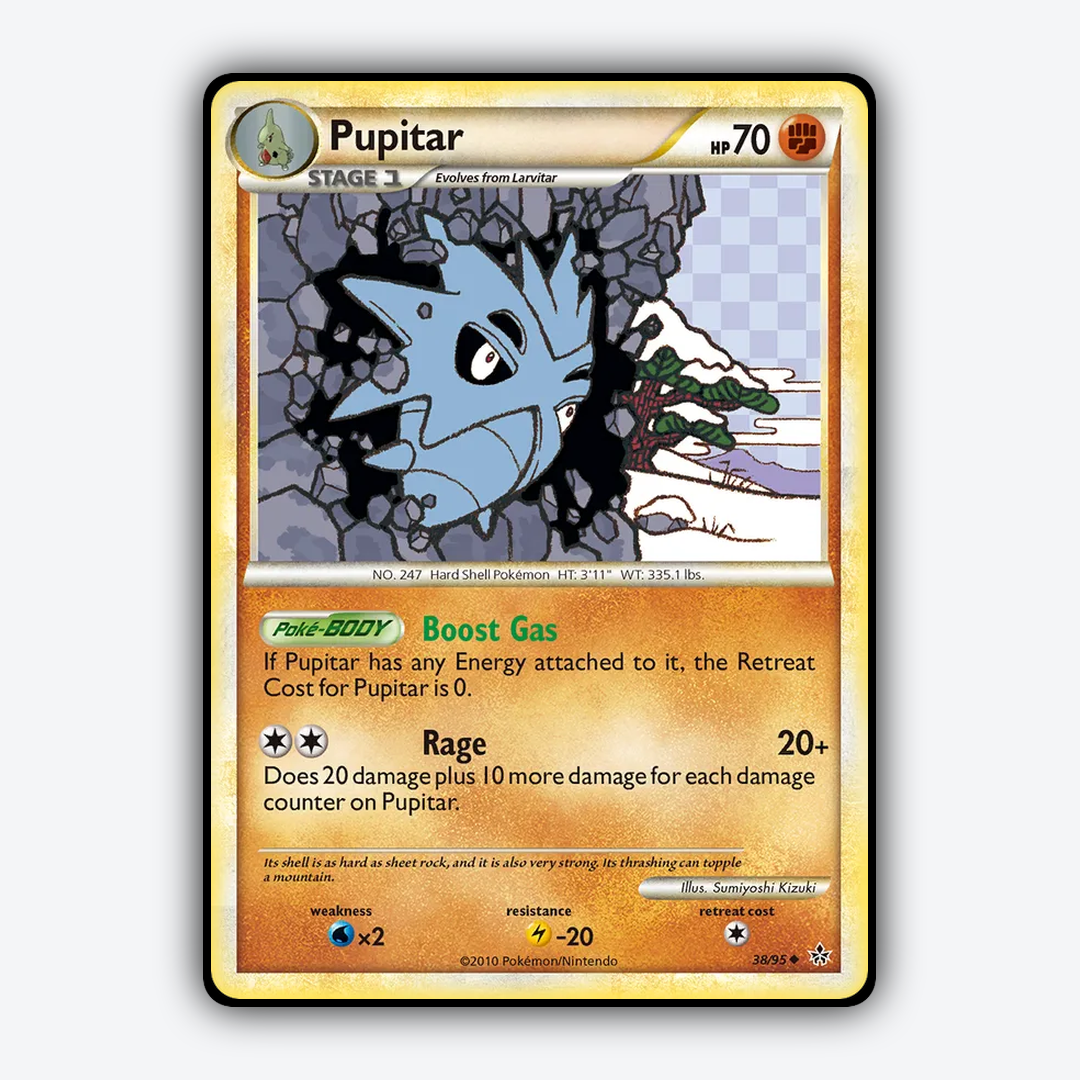 Pupitar 038/95 - HS—Unleashed Set - Card Rug