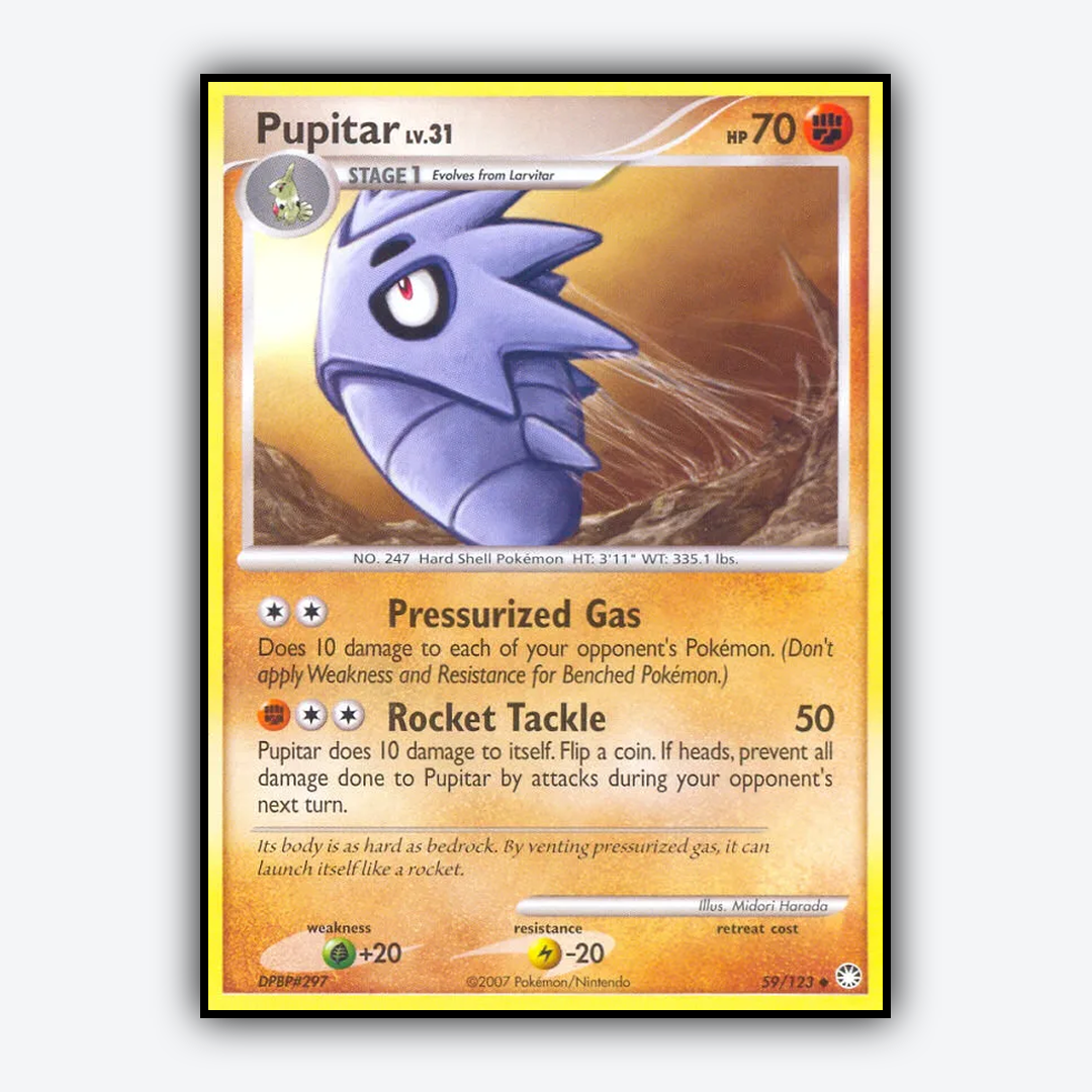 Pupitar 059/123 - Mysterious Treasures Set - Card Rug