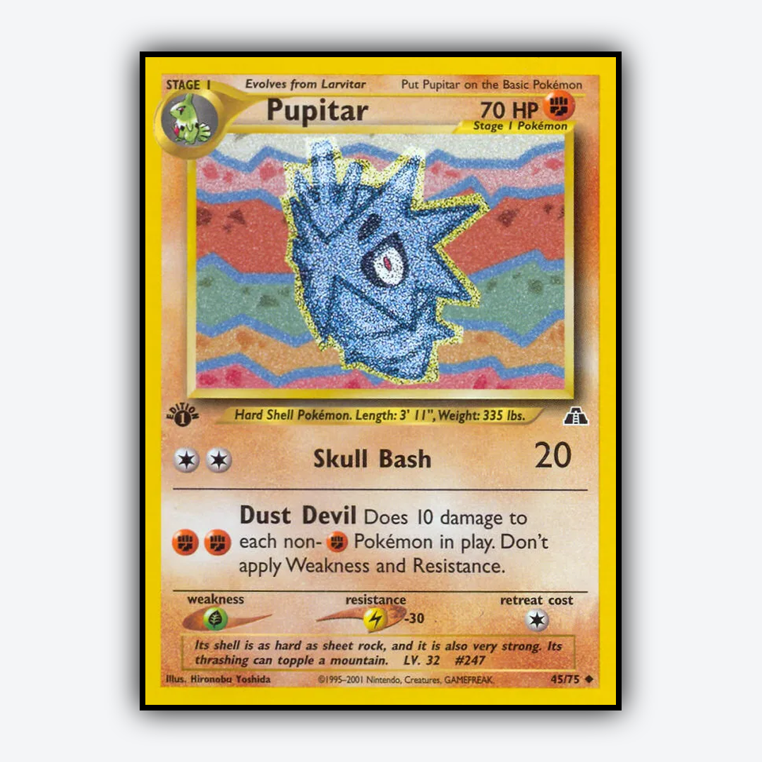Pupitar 045/75 - Neo Discovery Set - Card Rug