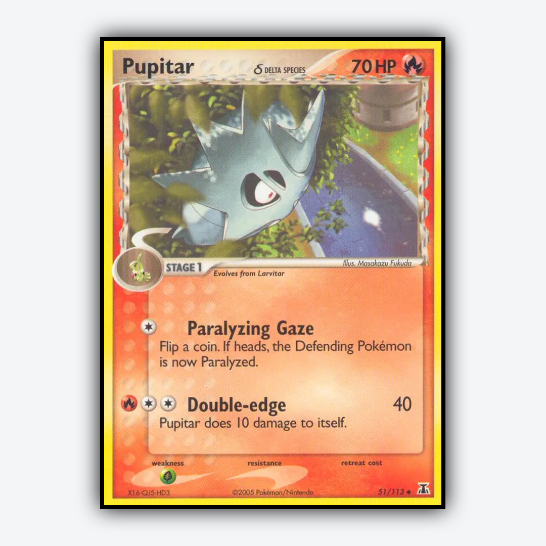 Pupitar δ 051/113 - Delta Species Set - Card Rug