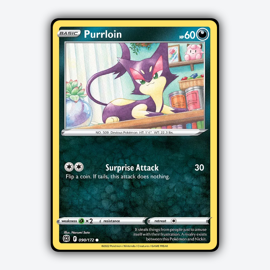 Purrloin 090/172 - Brilliant Stars Set - Card Rug