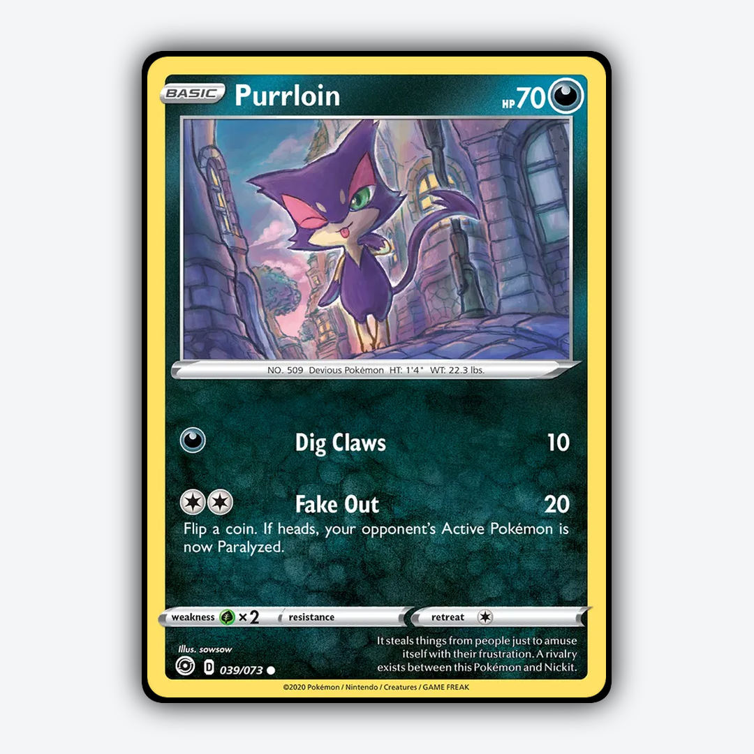 Purrloin 039/73 - Champion's Path Set - Card Rug