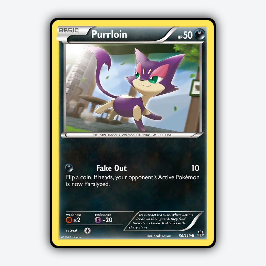 Purrloin 056/119 - Phantom Forces Set - Card Rug