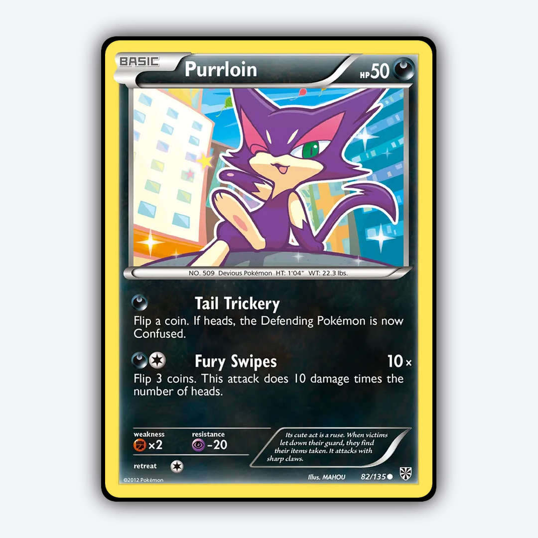 Purrloin 082/135 - Plasma Storm Set - Card Rug