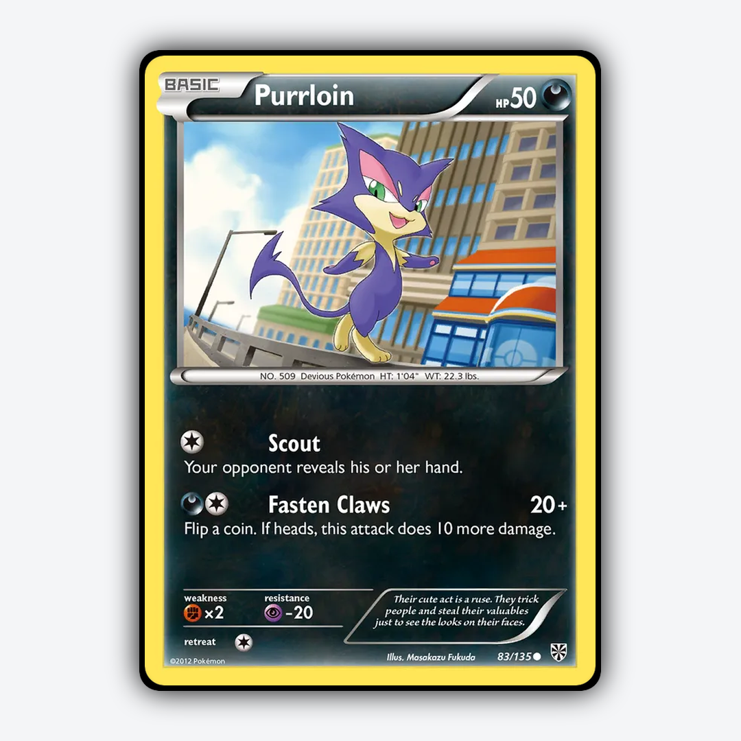 Purrloin 083/135 - Plasma Storm Set - Card Rug