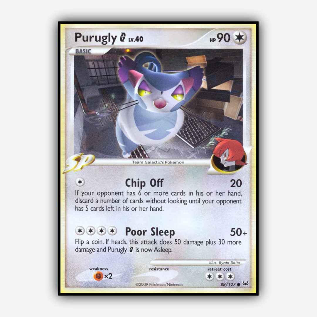 Purugly G 088/127 - Platinum Set - Card Rug