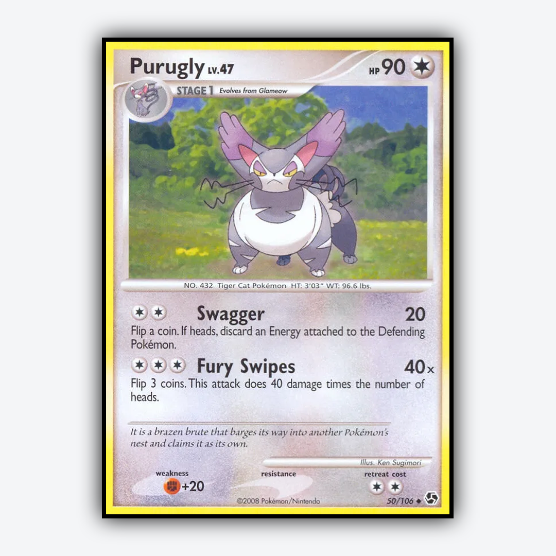 Purugly 050/106 - Great Encounters Set - Card Rug