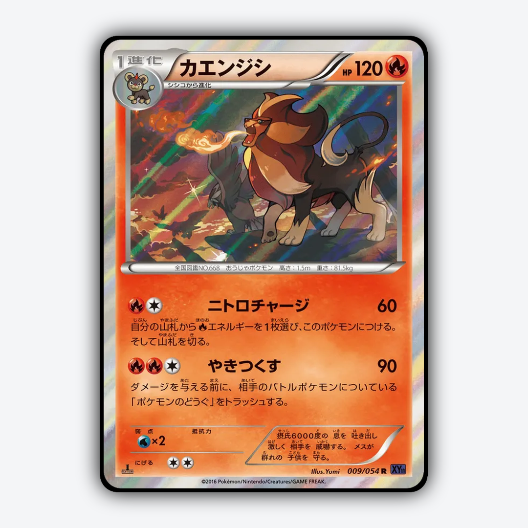 Pyroar 009/054 - Fever-Burst Fighter Set - Card Rug (JP)