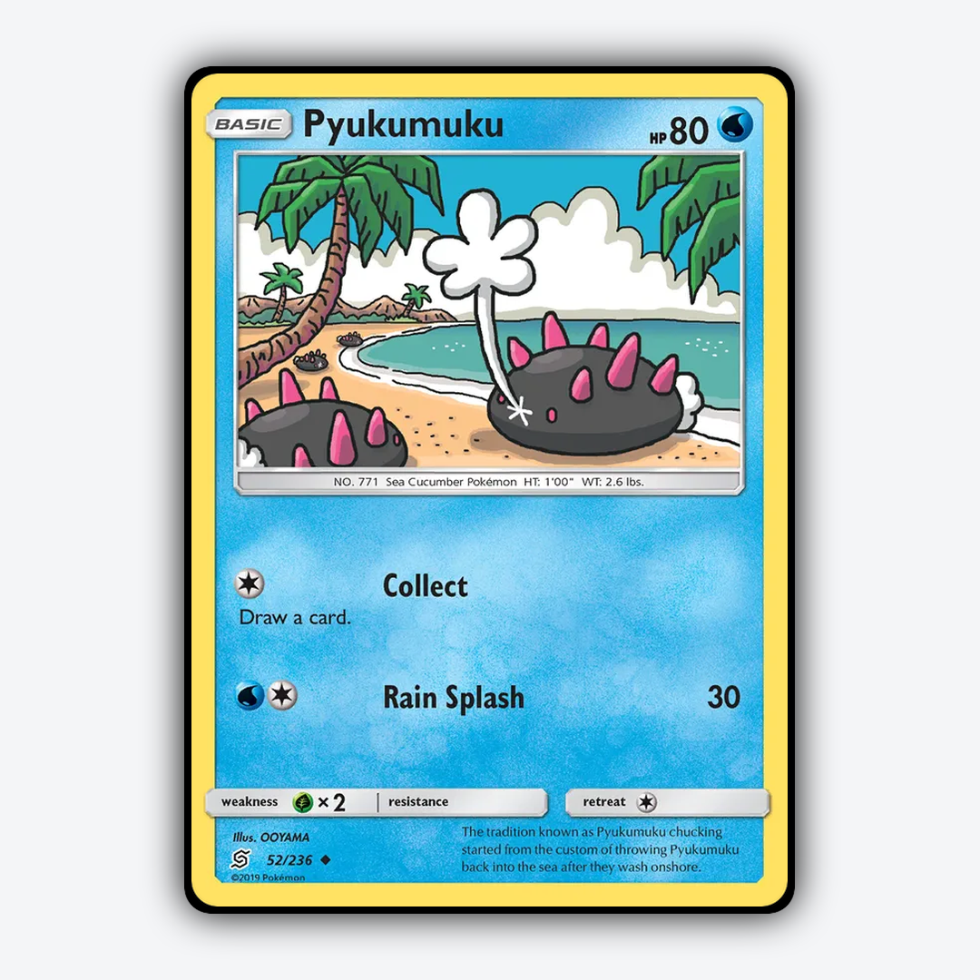 Pyukumuku 052/236 - Unified Minds Set - Card Rug