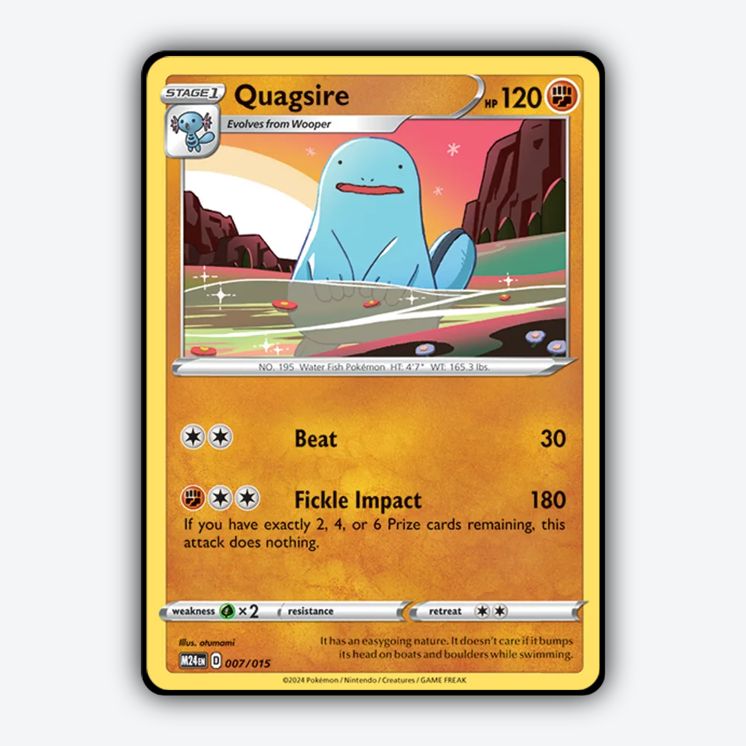 Quagsire 007 - McDonald's Collection 2025 Set - Card Rug