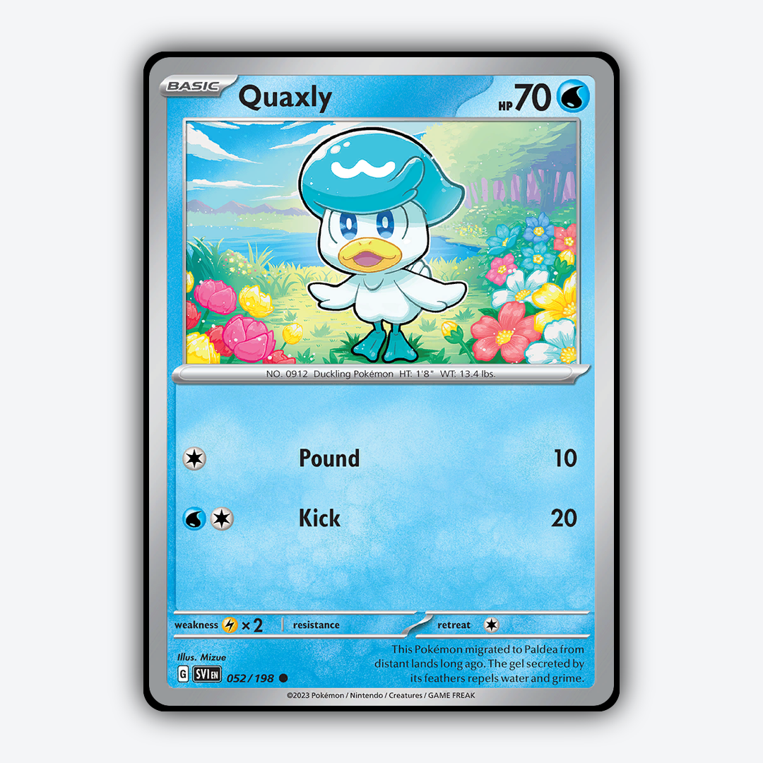 Quaxly 052/198 - Scarlet & Violet Set - Card Rug