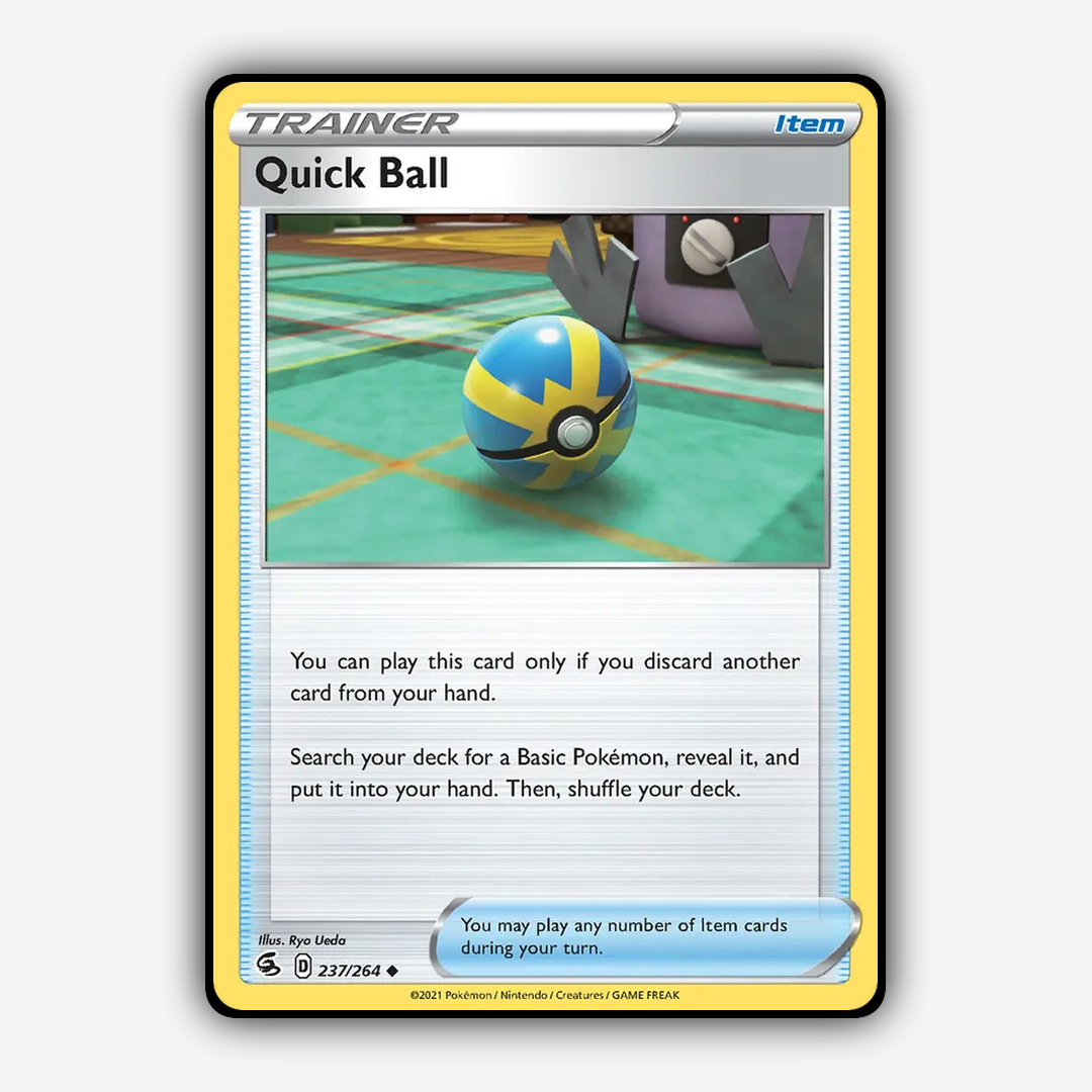 Quick Ball 237/264 - Fusion Strike Set - Card Rug