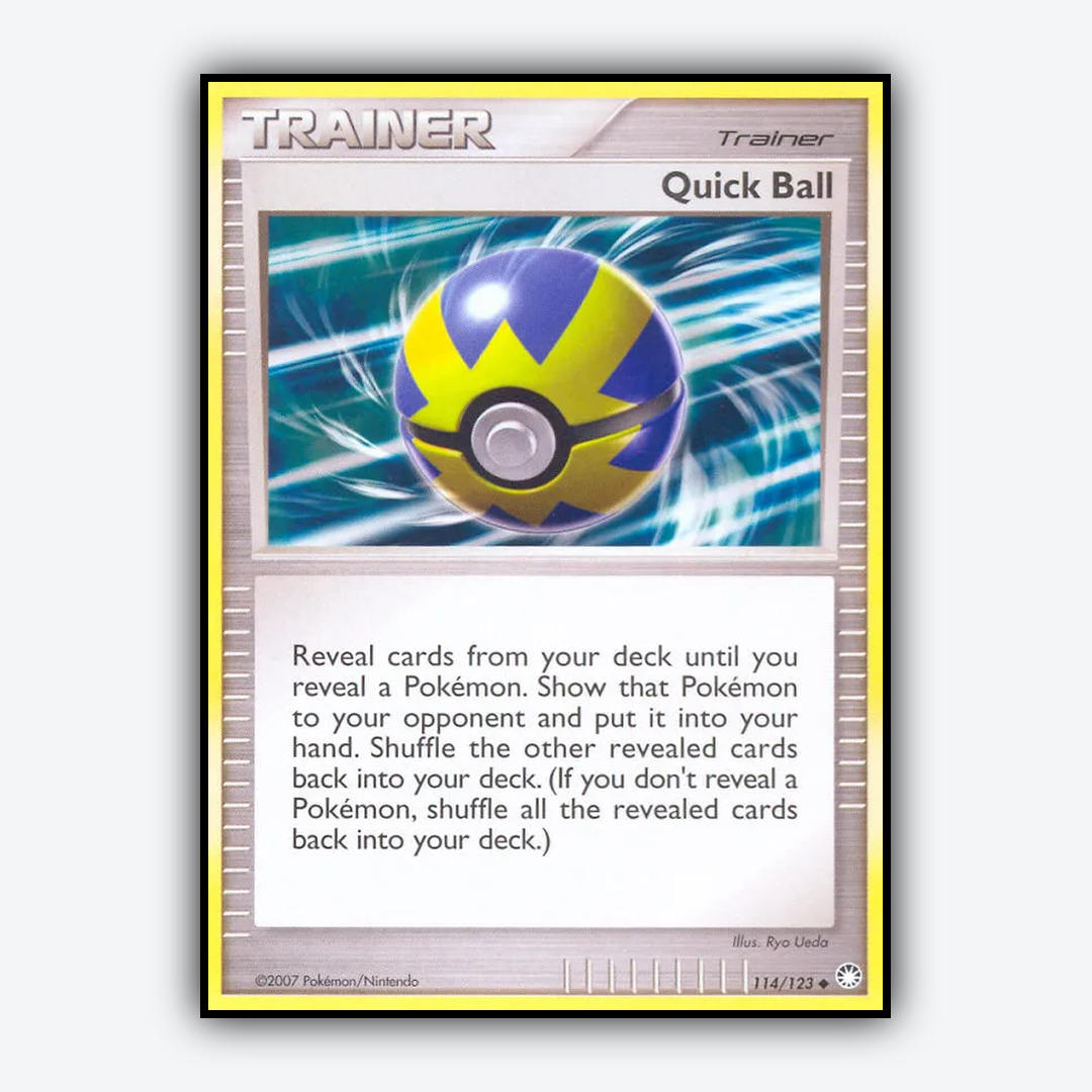 Quick Ball 114/123 - Mysterious Treasures Set - Card Rug