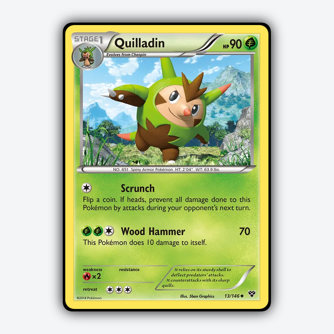 Quilladin 013/146 - XY Set - Card Rug