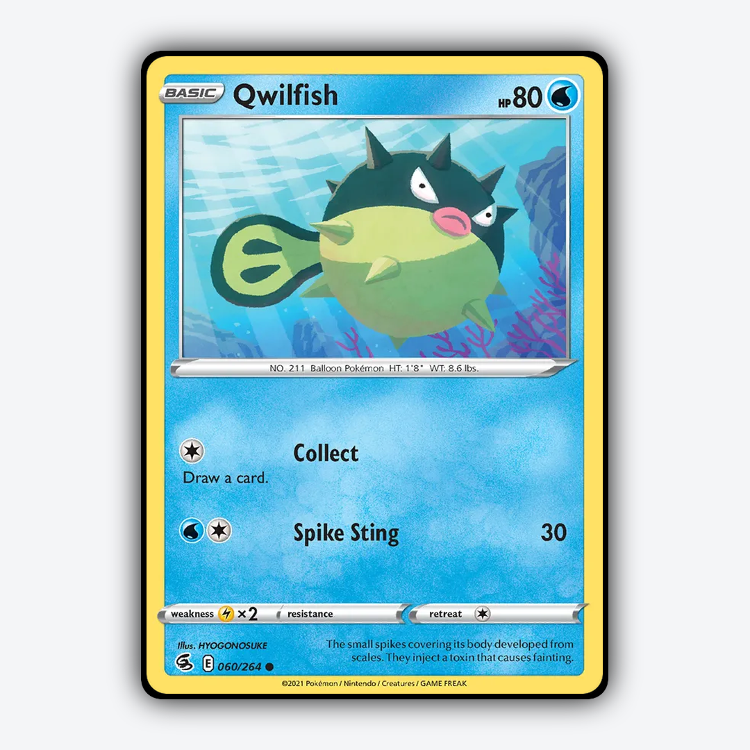 Qwilfish 060/264 - Fusion Strike Set - Card Rug