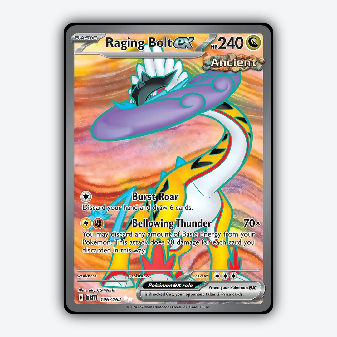 Raging Bolt ex 196/162 - Temporal Forces Set - Card Rug
