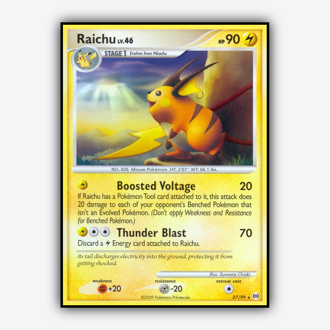 Raichu 027/99 - Arceus Set - Card Rug