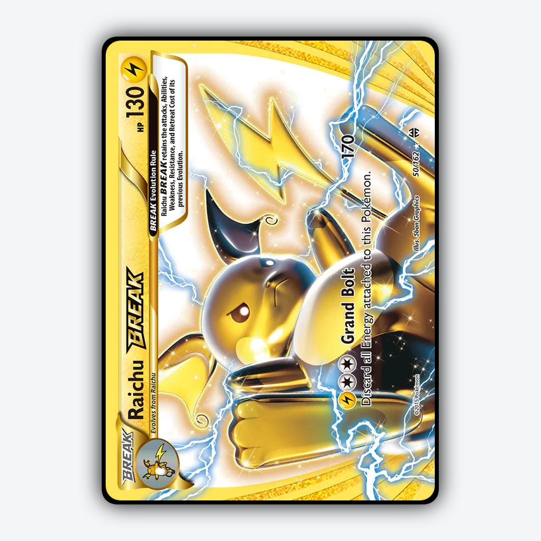 Raichu BREAK 050/162 - BREAKthrough Set - Card Rug