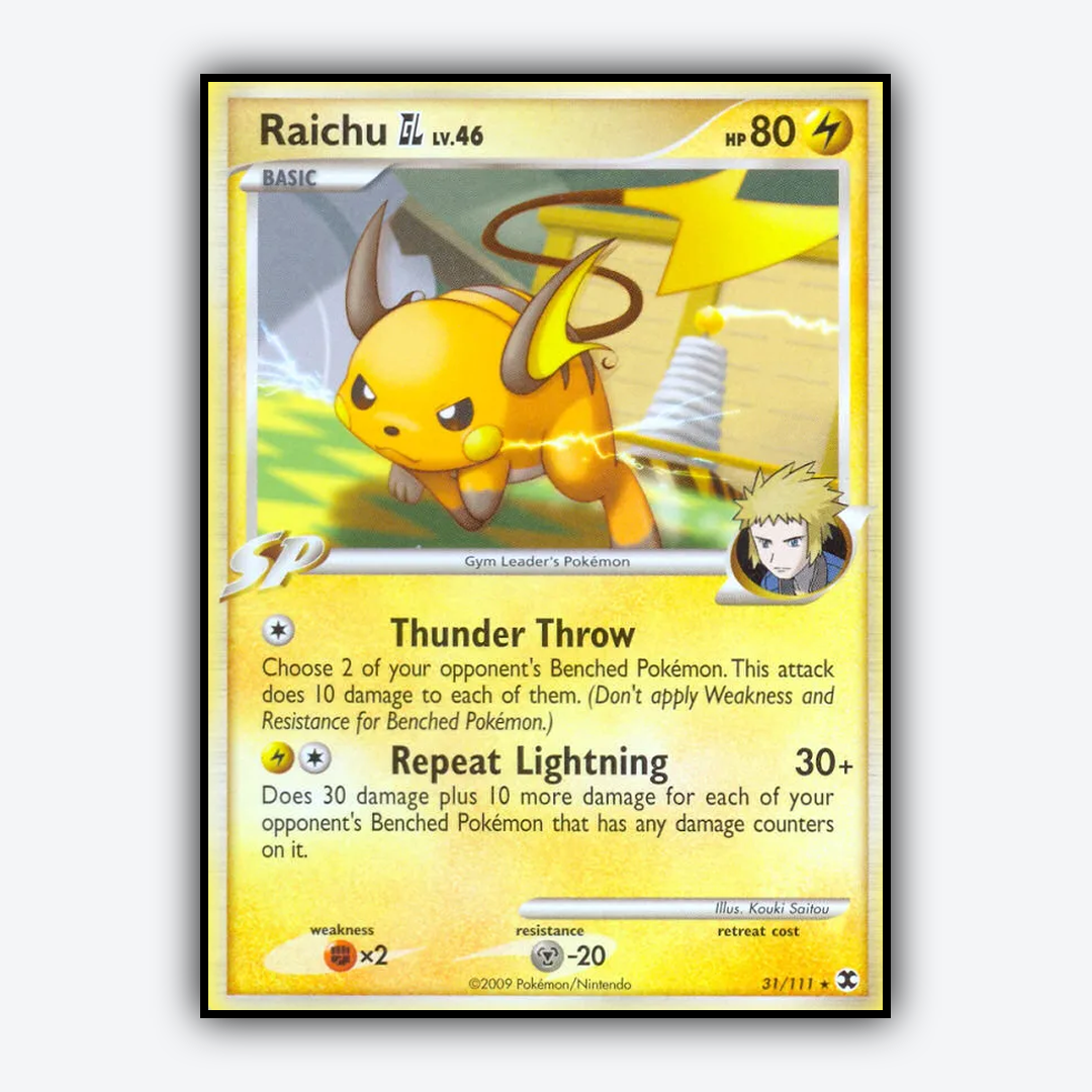 Raichu GL 031/111 - Rising Rivals Set - Card Rug