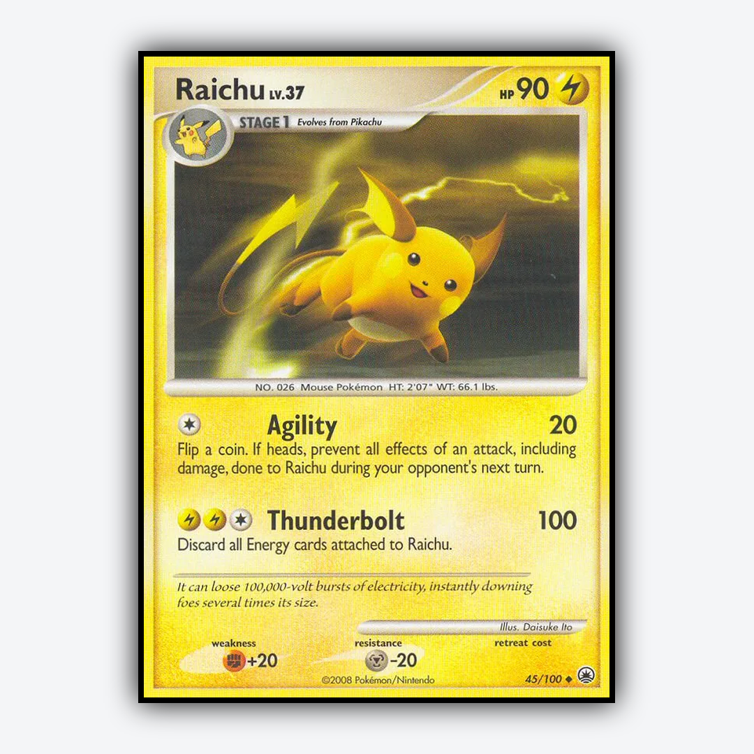 Raichu 045/100 - Majestic Dawn Set - Card Rug
