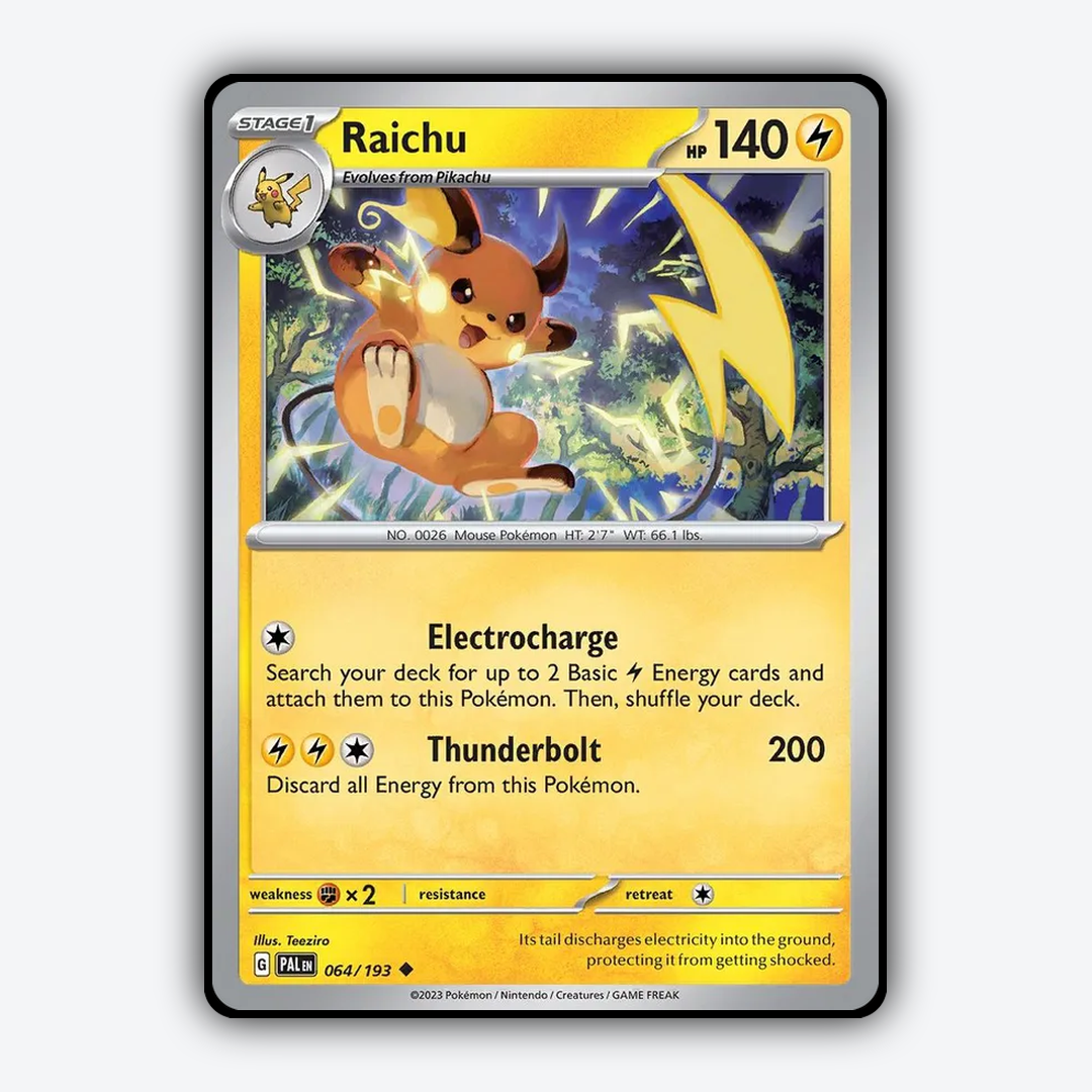 Raichu 064/193 - Paldea Evolved Set - Card Rug