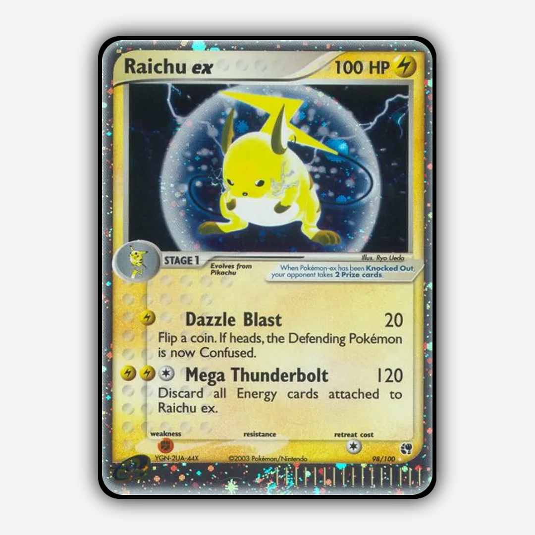 Raichu ex 098/100 - Sandstorm Set - Card Rug
