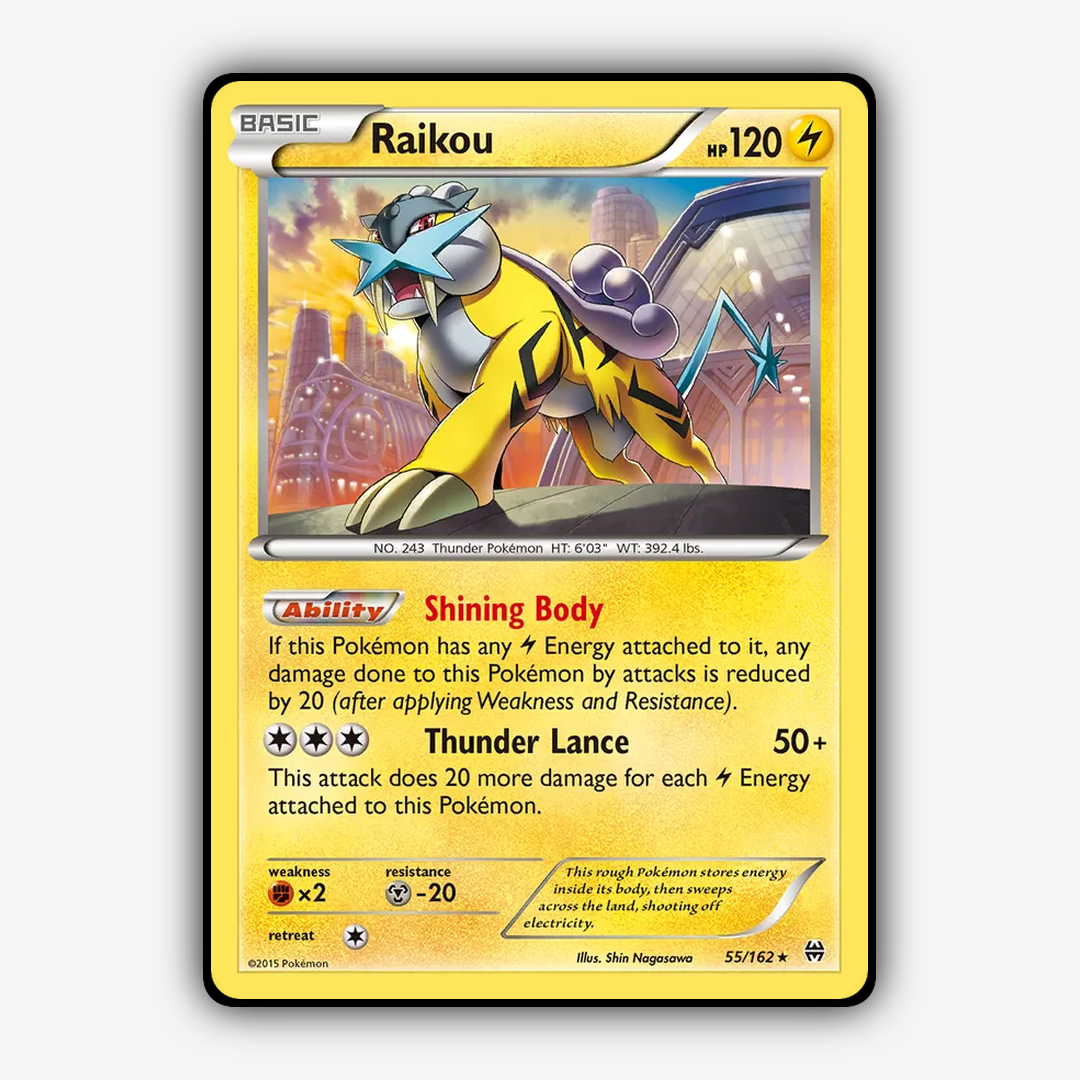 Raikou 055/162 - BREAKthrough Set - Card Rug
