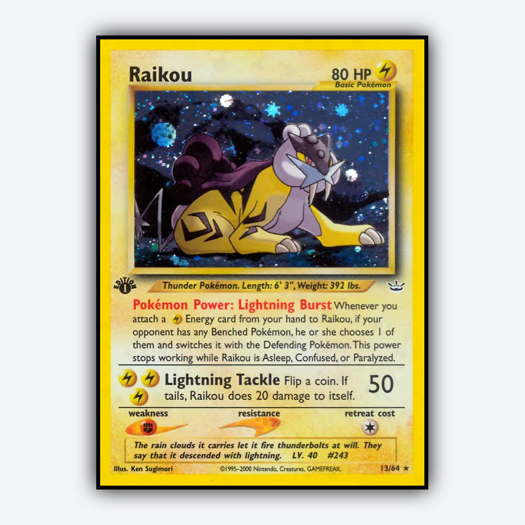 Raikou 013/64 - Neo Revelation Set - Card Rug
