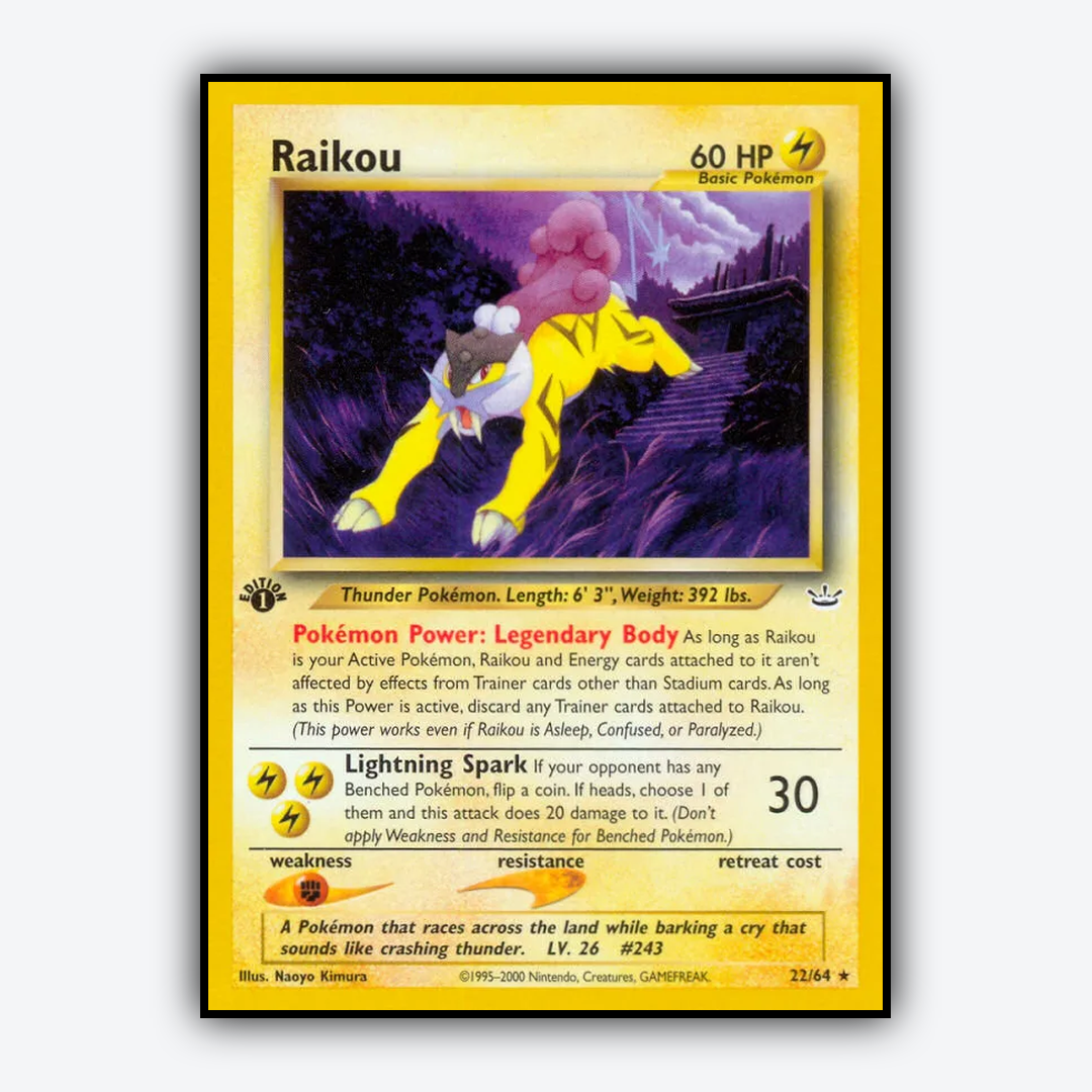 Raikou 022/64 - Neo Revelation Set - Card Rug