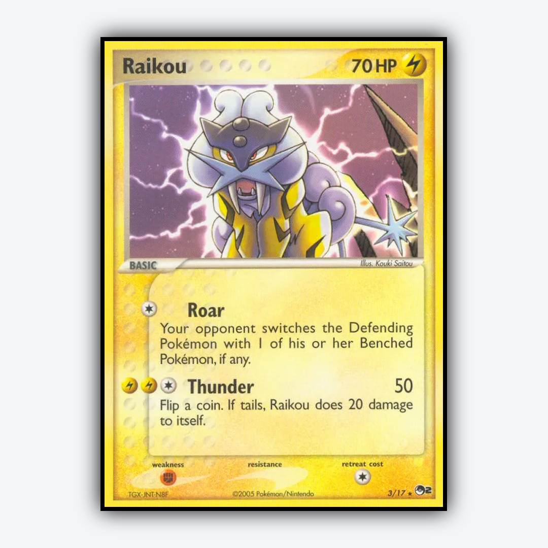 Raikou 003/17 - POP Series 2 Set - Card Rug