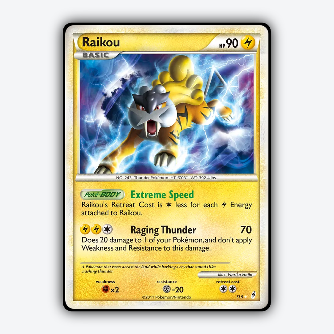 Raikou SL009/106 - SL009/106 Call of Legends Set - Card Rug
