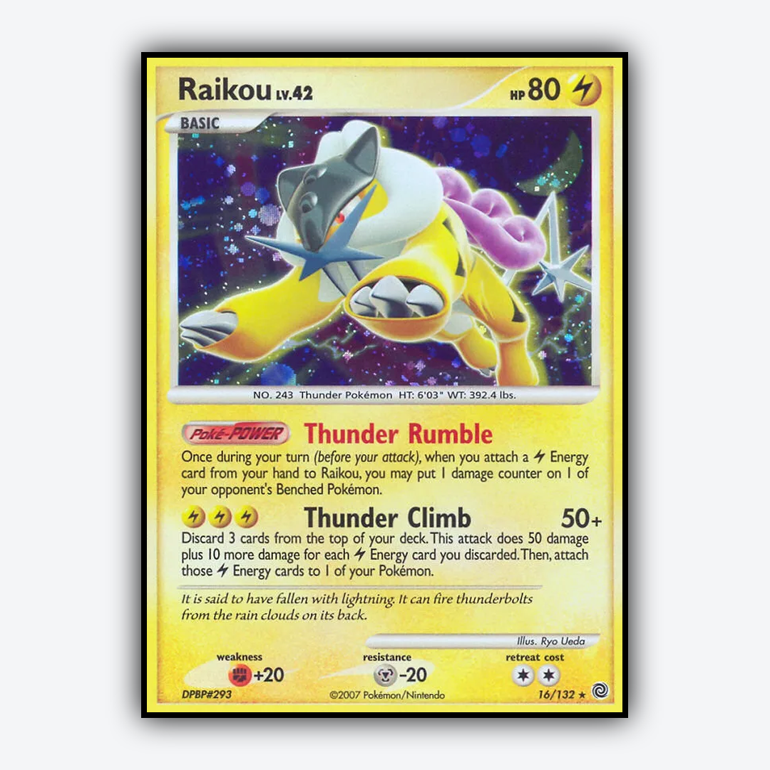 Raikou 016/132 - Secret Wonders Set - Card Rug