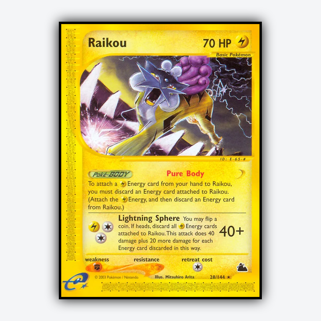 Raikou 028/144 - Skyridge Set - Card Rug