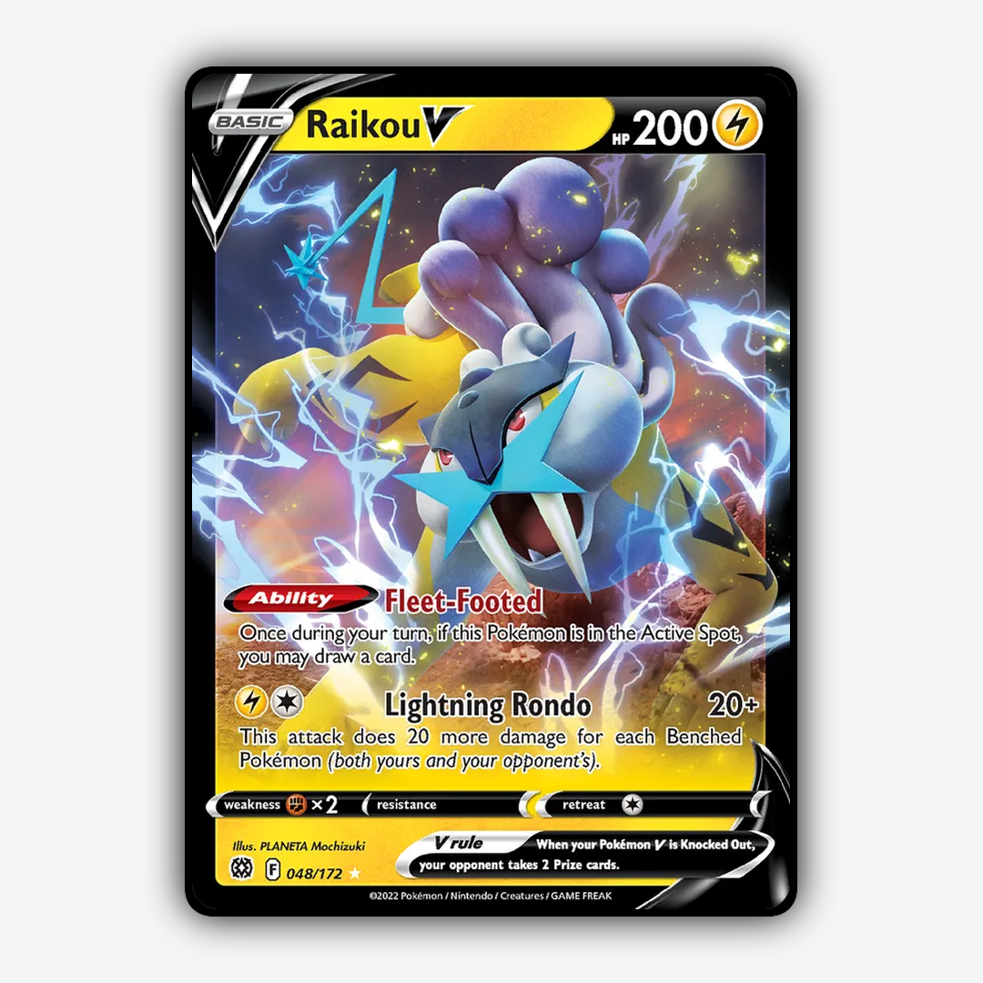 Raikou V 048/172 - Brilliant Stars Set - Card Rug
