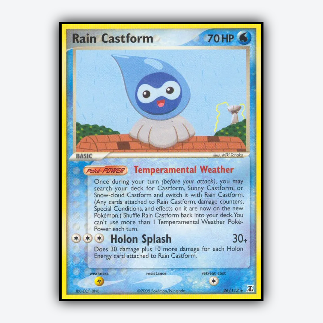Rain Castform 026/113 - Delta Species Set - Card Rug